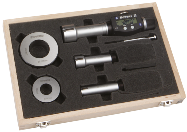 Bowers XT3 Digital Bore Gauge Set with Bluetooth 20-50mm Range