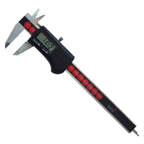 baty bat dc 1 wp standard digital caliper 0 150mm 0 6 waterproof