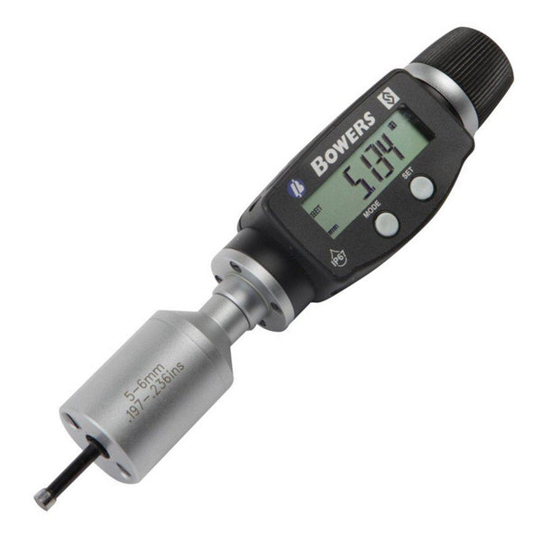 bowers xt3 digital 2 point bore gauge 5 6mm xtd5m