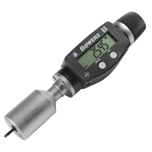 bowers xt3 digital 2 point bore gauge 3 4mm xtd3m