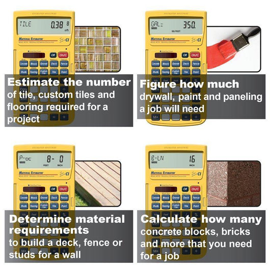 calculated industries 4019 material estimator