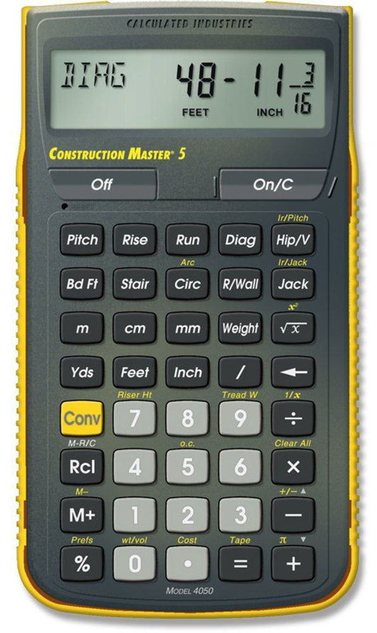 calculated industries 4050 construction master 5