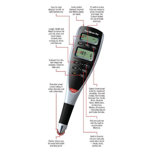 calculated industries 6025 scale master pro digital plan measure take off tool