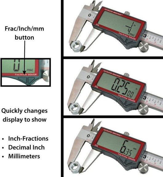 calculated industries 7408 accumaster 6 inch digital caliper