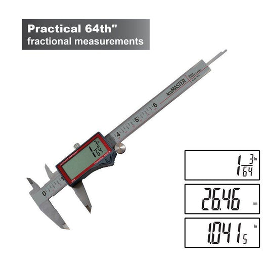 calculated industries accumaster digital fraction 6 inch 150mm caliper