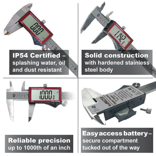 calculated industries accumaster digital fraction 6 inch 150mm caliper