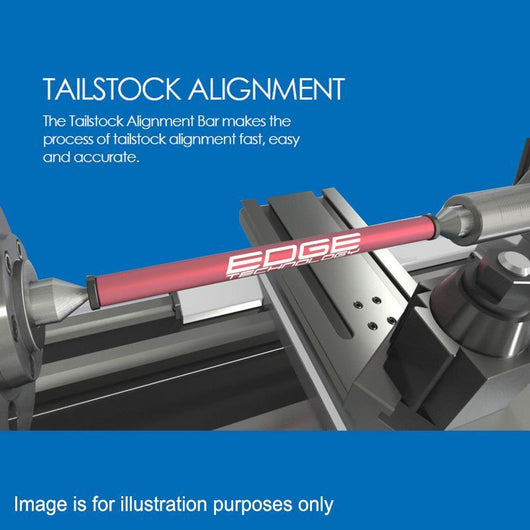 lathe tailstock to headstock alignment gauge bar from edge technology