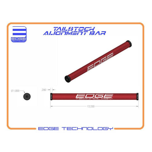 lathe tailstock to headstock alignment gauge bar from edge technology