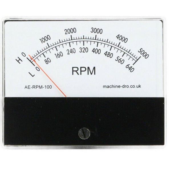 100mm Analog RPM Panel Meters Measuring Tool AE-RPM-100