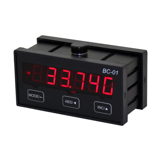 mini single axis linear readout display console for magnetic or optical quadrature encoders