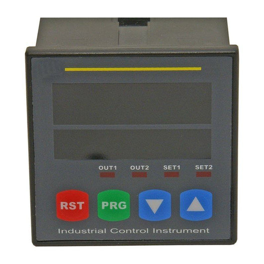 single axis quadrature display console with relay output