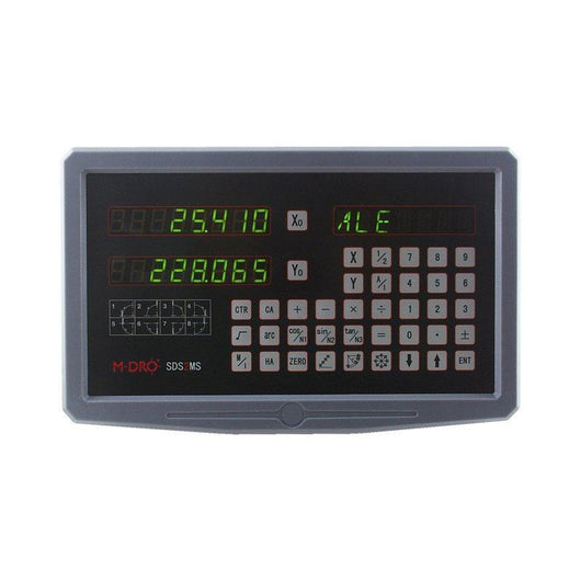 m dro sds2 2 axis mill function digital readout display console