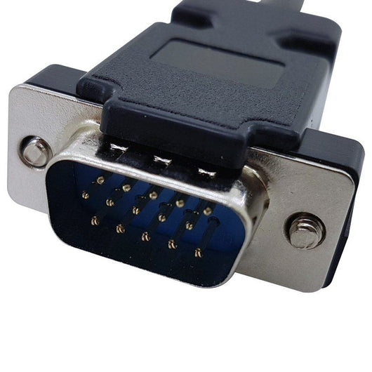 fagor 15 pin hd replacement encoder adaptor cable suitable for m dro and easson encoders with 9 pin d type connectors