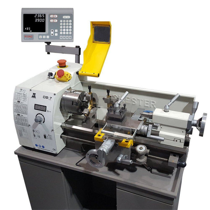 2 Axis Chester Machine Tools DB7VS Lathe Digital Readout Kit - Magnetic Encoders (lathe not included)