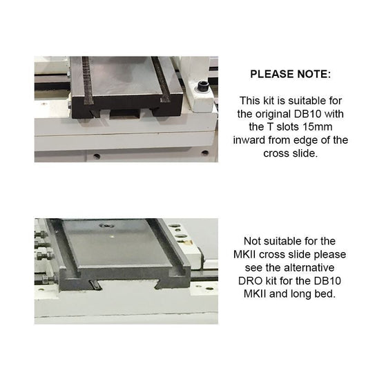 2 axis chester machine tools db10 super b lathe digital readout kit for mki magnetic encoders lathe not included