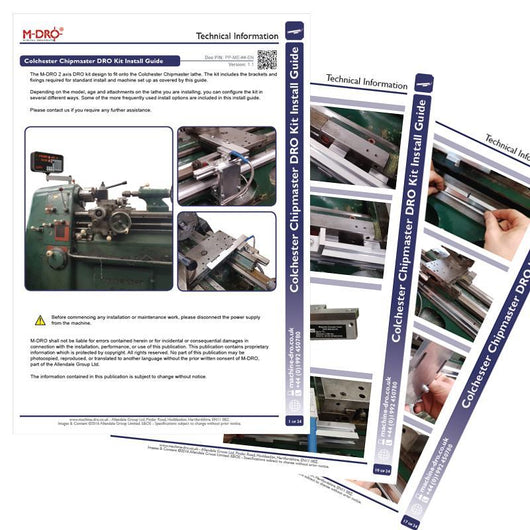 2 axis colchester chipmaster lathe digital readout dro kit magnetic encoders lathe not included