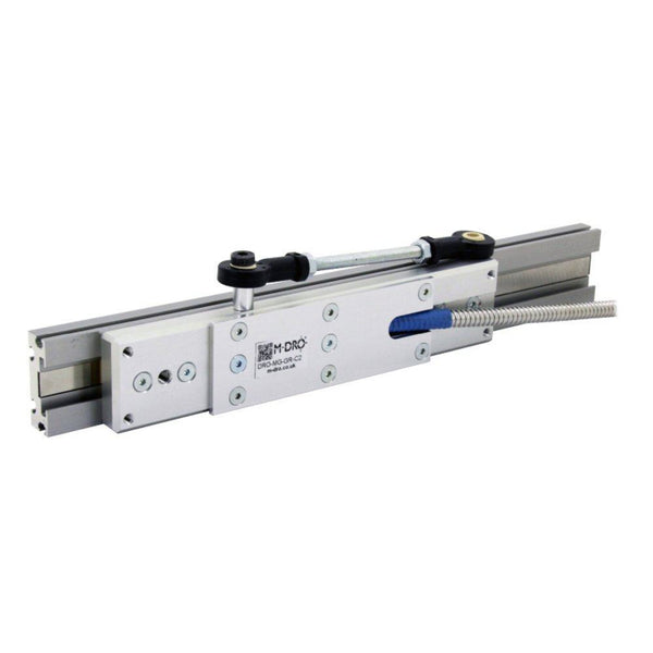 100mm 4 travel guided carriage and linear rail suitable for the m dro magnetic encoders