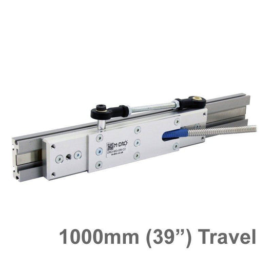 1000mm 39 travel guided carriage and linear rail suitable for the m dro magnetic encoders