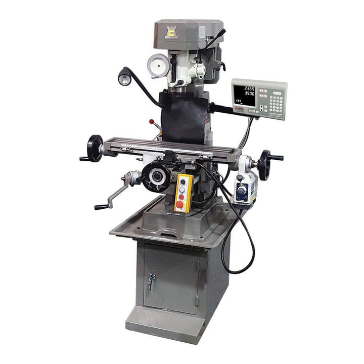 2 Axis Chester Machine Tools 626 Turret Mill Digital Readout DRO Kit - Magnetic Encoders (mill not included)