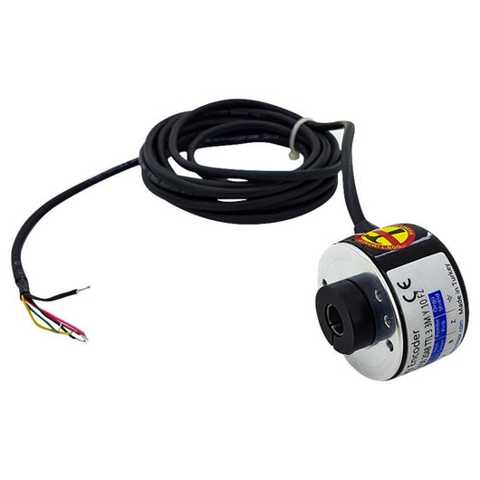 2048 ppr optical incremental rotary encoder 10mm diameter hollow shaft and face mount