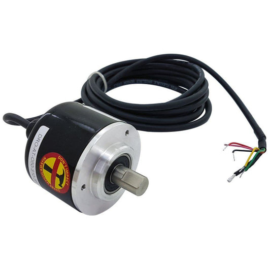 360 ppr optical incremental rotary encoder 10mm diameter shaft and clamping flange mount