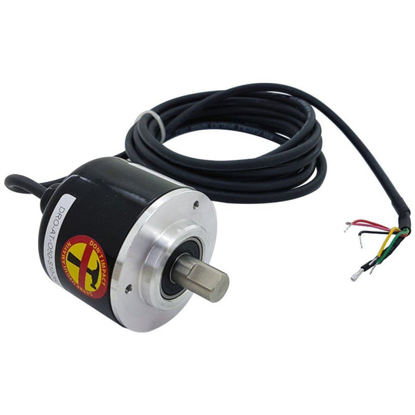 360 PPR Optical Incremental Rotary Encoder - 10mm Diameter Shaft and Clamping Flange Mount