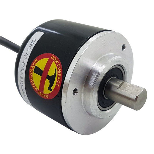 360 ppr optical incremental rotary encoder 10mm diameter shaft and clamping flange mount