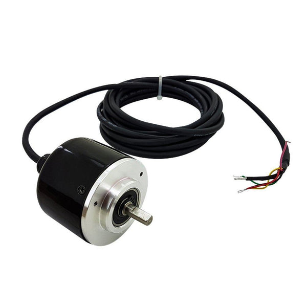 360 ppr optical incremental rotary encoder 6mm diameter shaft and clamping flange mount