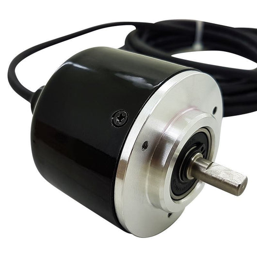 360 ppr optical incremental rotary encoder 6mm diameter shaft and clamping flange mount