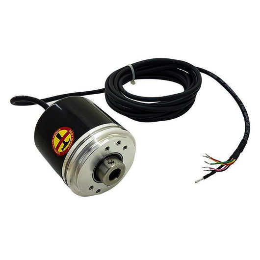 360 ppr optical incremental rotary encoder 10mm diameter semi hollow shaft and synchro flange mount