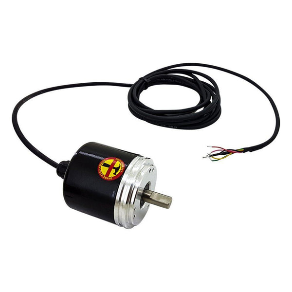 2048 ppr optical incremental rotary encoder 10mm diameter shaft and synchro flange mount