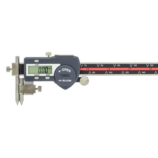 m sure ms 240 300 centre pitch digital caliper ms 240 series 5 300mm 0 2 12