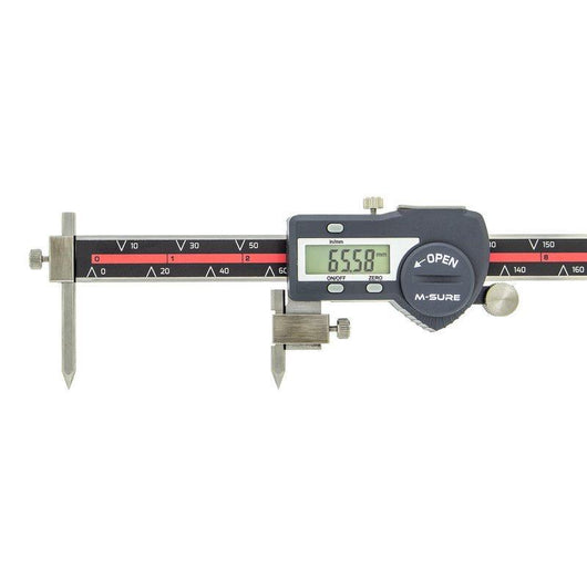 m sure ms 240 300 centre pitch digital caliper ms 240 series 5 300mm 0 2 12