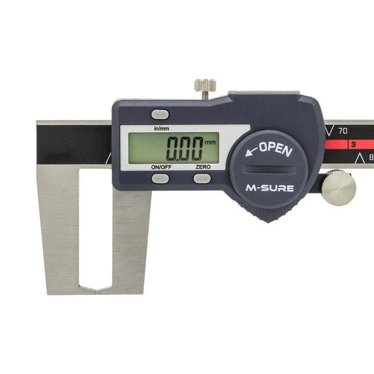 m sure ms 235 150 outside groove digital caliper ms 235 series 0 150mm 0 6