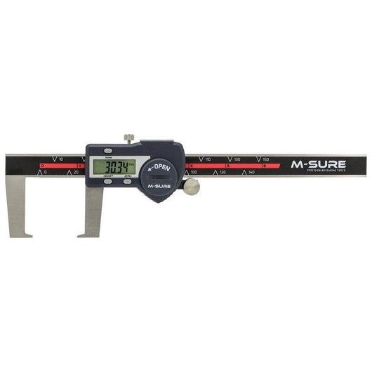 m sure ms 235 150 outside groove digital caliper ms 235 series 0 150mm 0 6