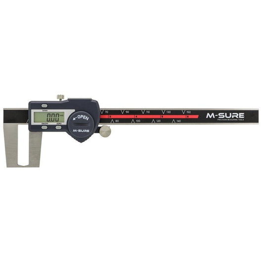 m sure ms 235 150 outside groove digital caliper ms 235 series 0 150mm 0 6