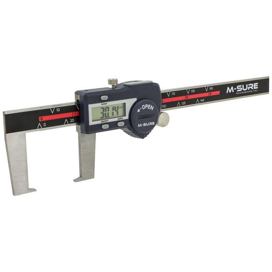 m sure ms 235 150 outside groove digital caliper ms 235 series 0 150mm 0 6