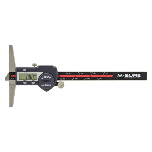 m sure ms 535 150 digital depth gauge 0 150mm 0 6 inch ms 535 series