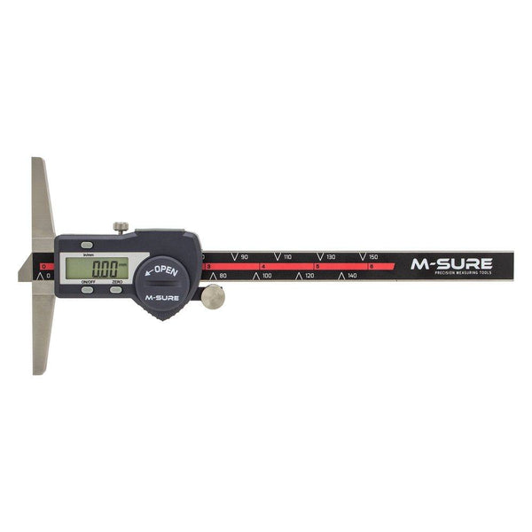 M-SURE MS-535-150 Digital Depth Gauge 0-150mm (0-6 inch) MS-535 Series