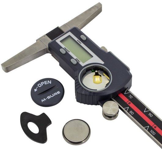 m sure ms 540 150 digital depth gauge with hook 0 150mm 0 6 inch ms 540 series