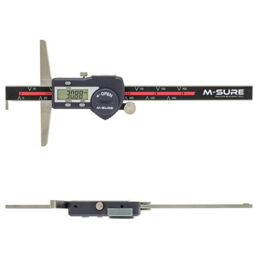 m sure ms 540 150 digital depth gauge with hook 0 150mm 0 6 inch ms 540 series