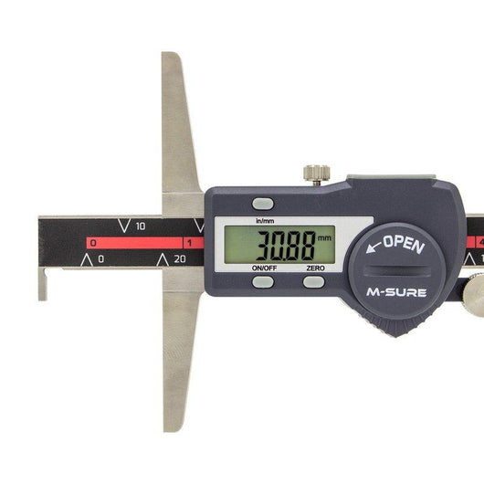 m sure ms 540 150 digital depth gauge with hook 0 150mm 0 6 inch ms 540 series