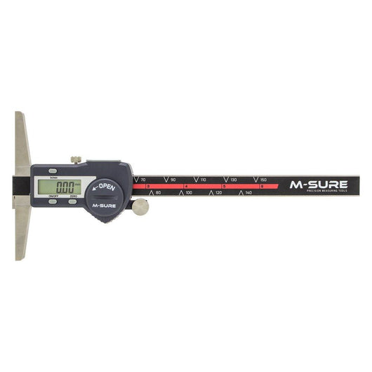 m sure ms 540 150 digital depth gauge with hook 0 150mm 0 6 inch ms 540 series