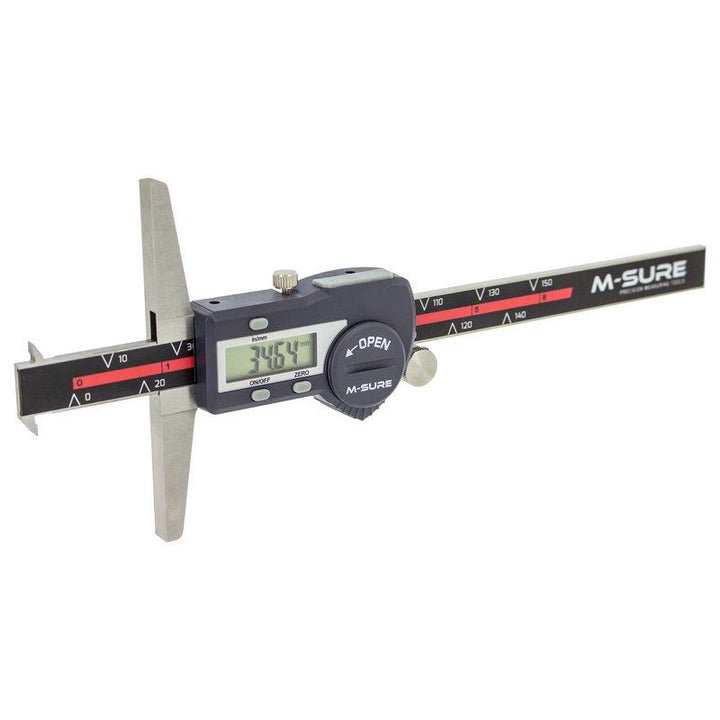 M-SURE MS-542-150 Digital Depth Gauge with Hook 0-150mm (0-6 inch) MS-542 Series