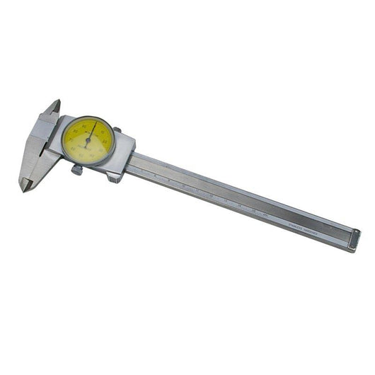 150mm machine dro dial caliper with metric yellow face