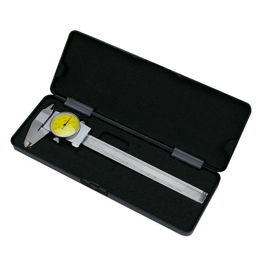 150mm machine dro dial caliper with metric yellow face