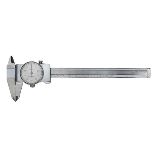 150mm machine dro dial caliper with metric white face