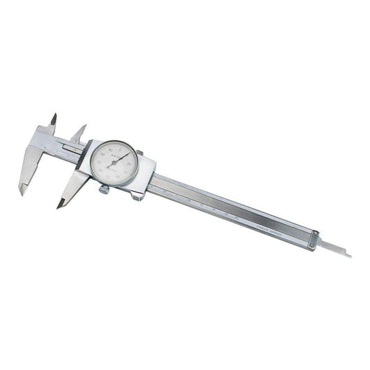 150mm machine dro dial caliper with metric white face