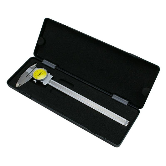 200mm machine dro dial caliper with metric yellow face