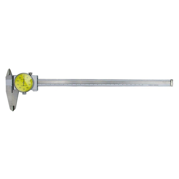 300mm machine dro dial caliper with metric yellow face